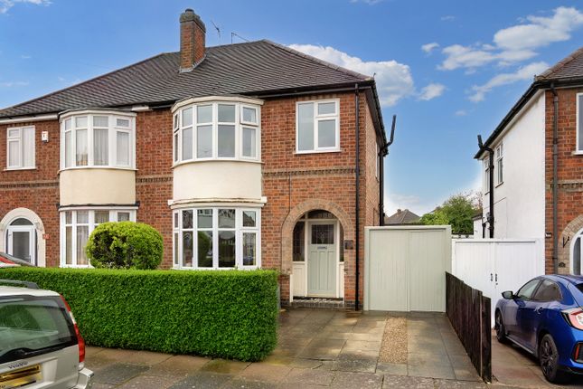 Thumbnail Semi-detached house for sale in Lynholme Road, West Knighton, Leicester