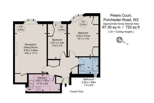 Room to rent in Peters Court, Porchester Road, Paddington