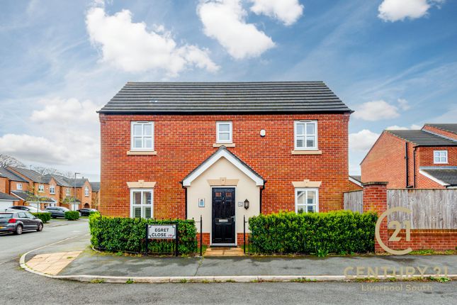 Detached house for sale in Egret Close, Liverpool
