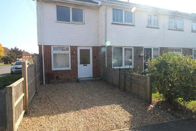 Thumbnail End terrace house to rent in Cobham Close, Yapton, Arundel