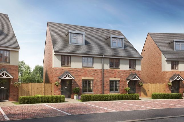 Thumbnail Town house for sale in "The Braxton - Plot 196" at Western Way, Ryton
