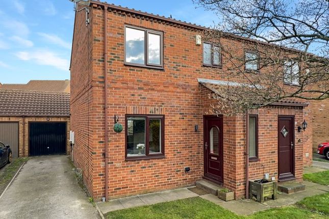 Thumbnail Semi-detached house for sale in Summerfield Close, Brotherton, Knottingley