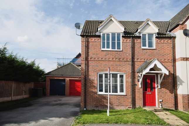 Semi-detached house for sale in Saxon Way, Bardney, Lincoln