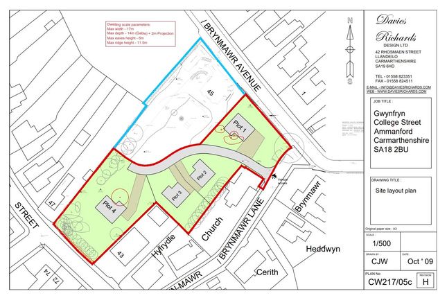 Thumbnail Land for sale in College Street, Ammanford, Carmarthenshire