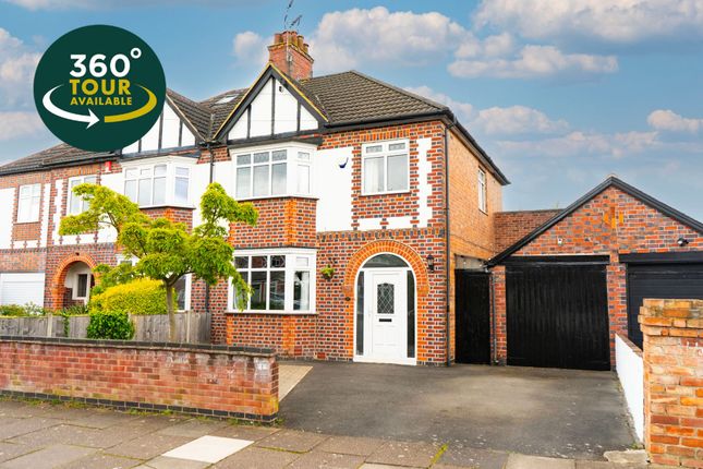 Thumbnail Semi-detached house for sale in Craighill Road, Knighton, Leicester