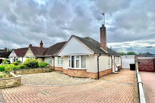 Thumbnail Bungalow for sale in St. Aidans Avenue, Syston, Leicester, Leicestershire