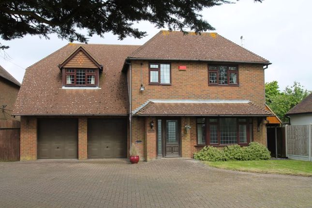 Thumbnail Detached house for sale in New Dover Road, Capel-Le-Ferne, Folkestone