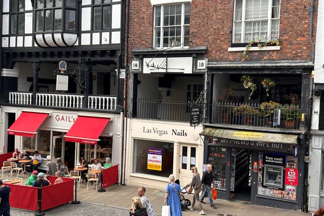 Retail premises to let in Bridge Street, Chester
