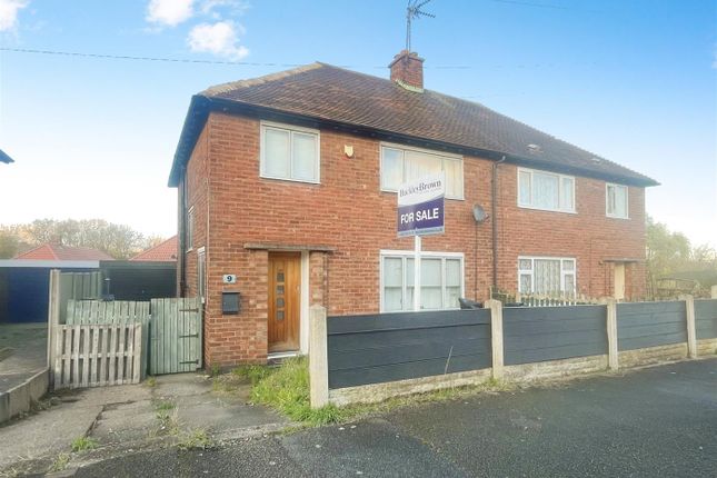 Semi-detached house for sale in Boy Lane, Edwinstowe, Mansfield