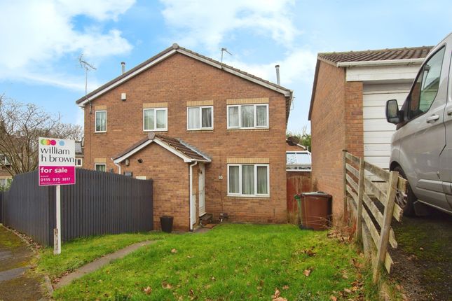Semi-detached house for sale in Gunn Close, Bulwell, Nottingham