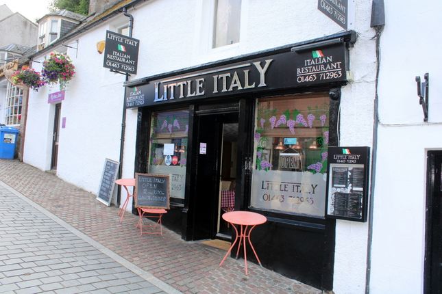 Thumbnail Restaurant/cafe for sale in Little Italy Restaurant, 8 Stephen's Brae, Inverness