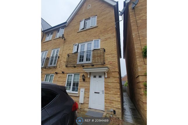 Thumbnail End terrace house to rent in Forelle Way, Carshalton