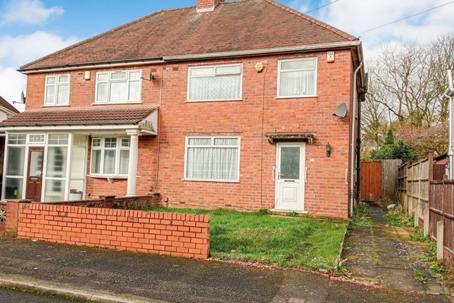 Thumbnail Semi-detached house for sale in 34 Cromwell Drive, Dudley