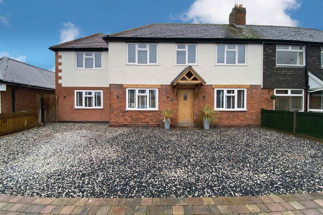 Thumbnail Semi-detached house for sale in Stanton Road, Sapcote, Leicester