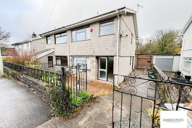 Semi-detached house for sale in Brecon Close, Hirwaun, Aberdare