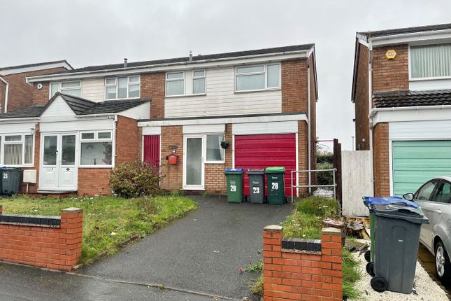 Thumbnail Semi-detached house for sale in Francis Ward Close, West Bromwich