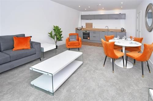 Thumbnail Flat to rent in 4 Queens Gardens Apartments, Newcastle-Under-Lyme