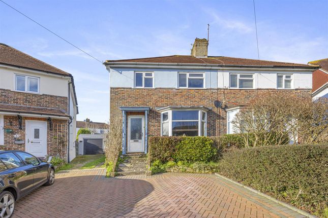 Thumbnail Semi-detached house for sale in Darcey Drive, Patcham, Brighton