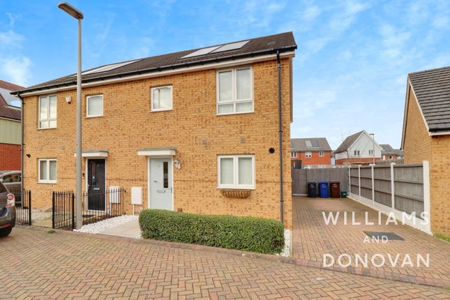 Semi-detached house for sale in Sawcotts Way, Grays