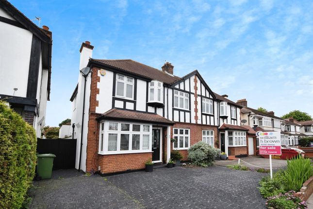 Thumbnail Semi-detached house for sale in Upper Brentwood Road, Gidea Park, Romford