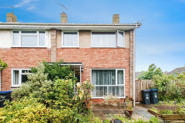 Thumbnail End terrace house for sale in Larkfield Close, Lancing