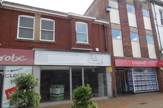 Retail premises to let in Mill Street, Macclesfield