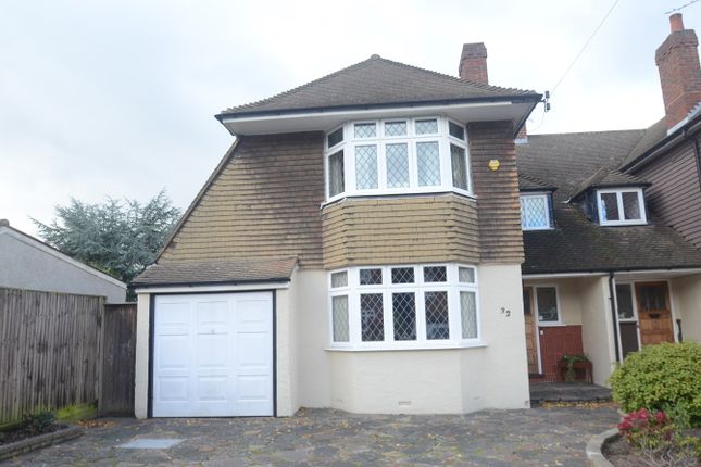 Thumbnail Semi-detached house for sale in Eversley Way, Shirley, Croydon