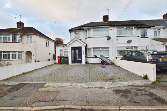 Thumbnail Semi-detached house for sale in Stafford Avenue, Farnham Royal, Slough