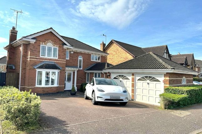 Thumbnail Detached house for sale in Harris Close, Wootton, Northampton