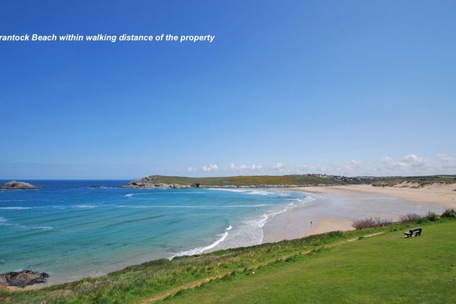 Semi-detached house for sale in Crantock, Nr. Newquay, Cornwall