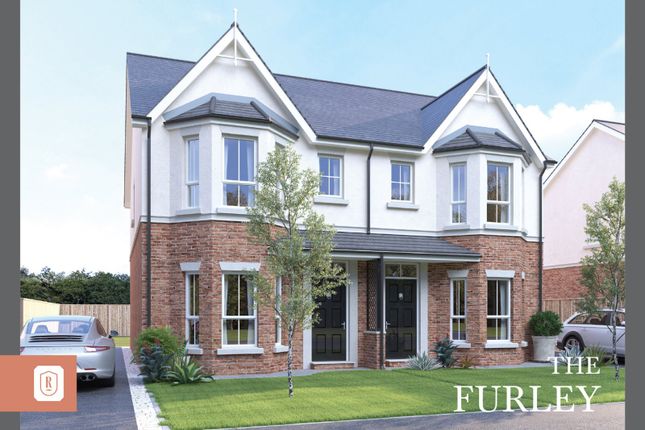 Thumbnail Semi-detached house for sale in Site 28 The Furley- Rowanvale, Green Road, Bangor