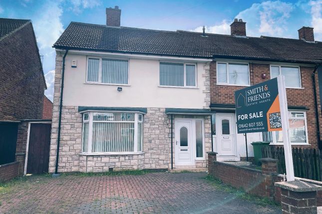 Thumbnail End terrace house for sale in Scurfield Road, Stockton-On-Tees