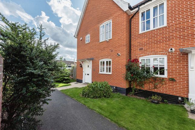 Thumbnail End terrace house for sale in Willow Close, Walsham-Le-Willows, Bury St. Edmunds