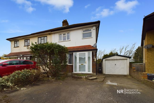 Semi-detached house to rent in Compton Crescent, Chessington, Surrey