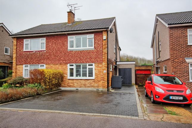 Thumbnail Semi-detached house for sale in Salmons Close, Ware