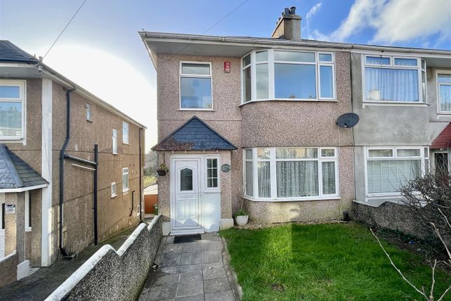 Thumbnail Semi-detached house for sale in Efford Crescent, Higher Compton, Plymouth