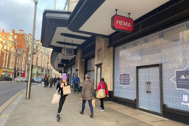 Retail premises to let in 63-67 Kensington High Street, London