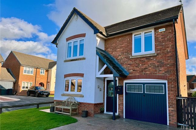 Thumbnail Detached house for sale in Ashbourne Drive, Coxhoe, Durham