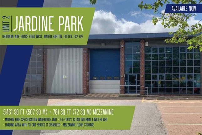 Industrial to let in Bradman Way, Marsh Barton Trading Estate, Exeter