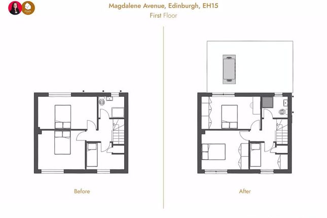 End terrace house for sale in Magdalene Avenue, Edinburgh