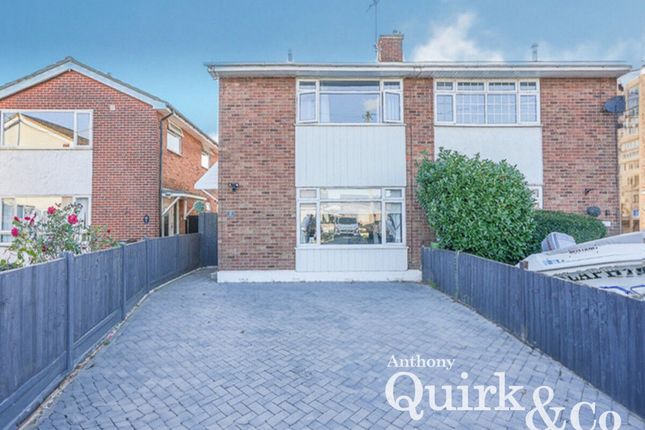 Thumbnail Semi-detached house for sale in Atherstone Close, Canvey Island
