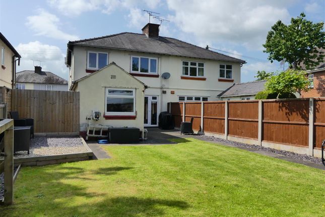 Semi-detached house for sale in Manor Road, Nantwich, Cheshire