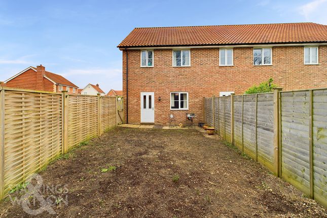 End terrace house for sale in William Brown Drive, Blofield, Norwich