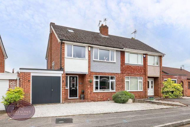 Thumbnail Semi-detached house for sale in Conway Road, Hucknall, Nottingham