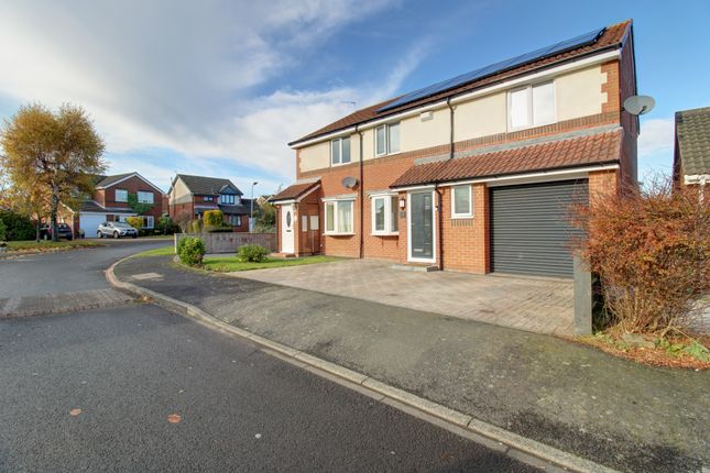 Semi-detached house for sale in Paddock Rise, Ashington