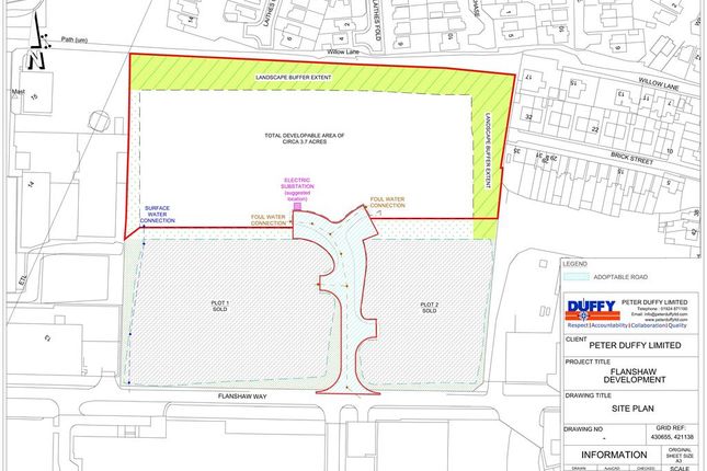 Thumbnail Industrial for sale in For Sale - Rear Plot, Centric 40, Flanshaw Way, Wakefield, West Yorkshire