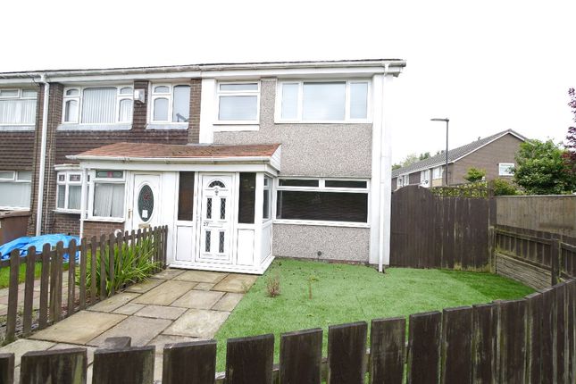 Thumbnail Semi-detached house to rent in Goodwood, Killingworth, Newcastle Upon Tyne