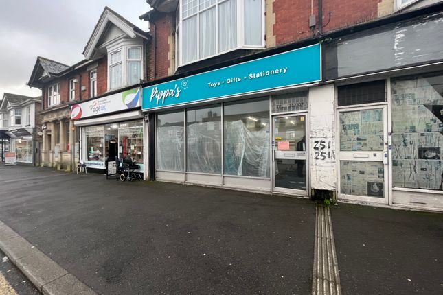 Retail premises to let in 249 Ashley Road, Parkstone, Poole