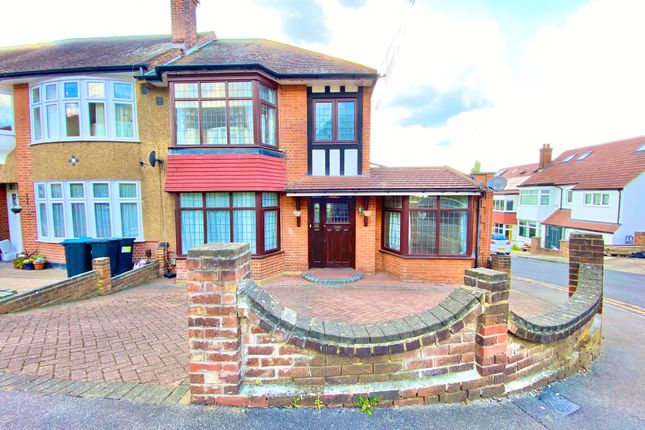 Thumbnail Semi-detached house for sale in Slades Gardens, Enfield