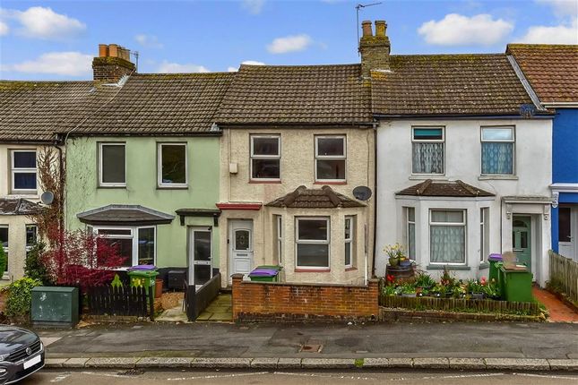 Thumbnail Terraced house for sale in Dover Road, Folkestone, Kent